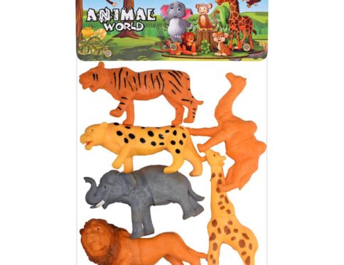 Animal World (PVC Animal Set) 6 Pieces