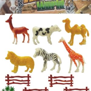 Animal World Small (PVC Animal Set) 6 pieces