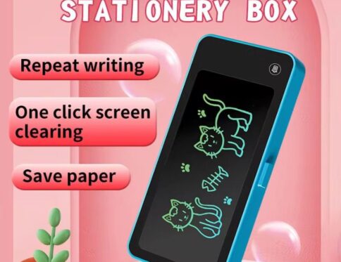 LCD Writing Board Stationery Box