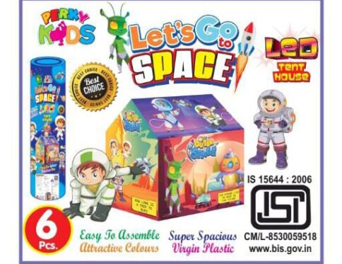 Let’s Go to Space – LED Rounded Box Tent House