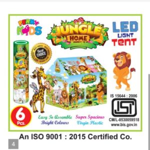 Jungle Home - LED Rounded Box Tent House