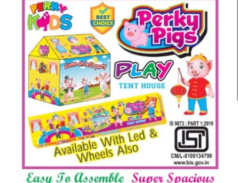 Perky Pigs – LED Tent House Box