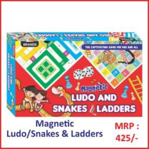 Magnetic Ludo, Snakes & Ladders