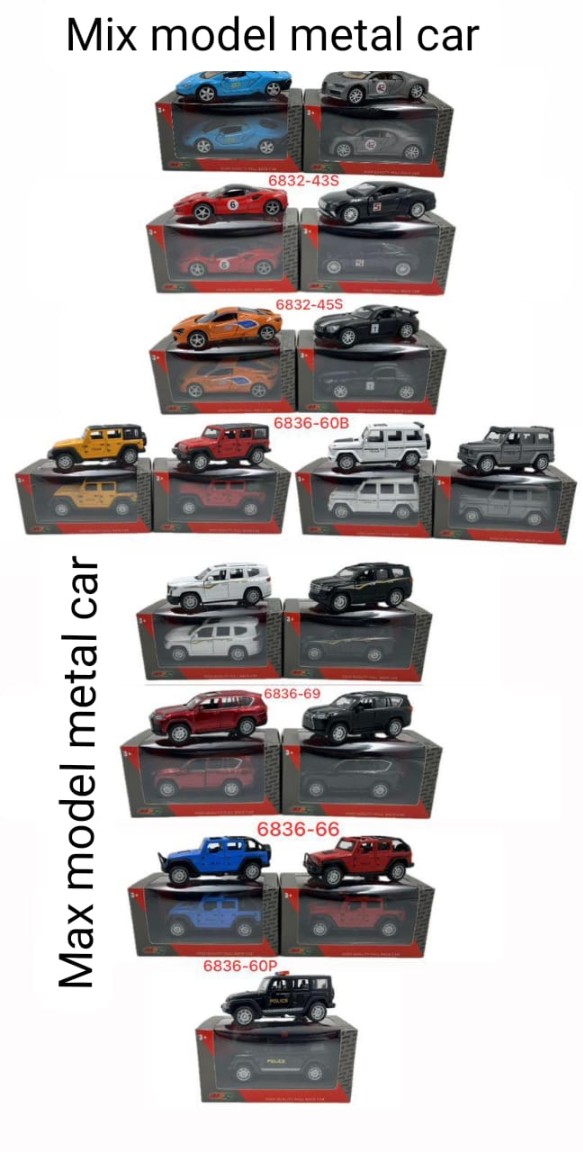 MIX MODEL METAL CAR