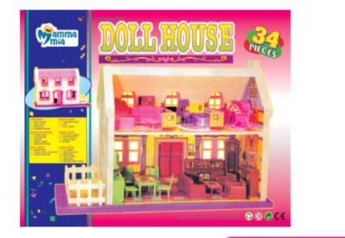 Doll House 34 pieces