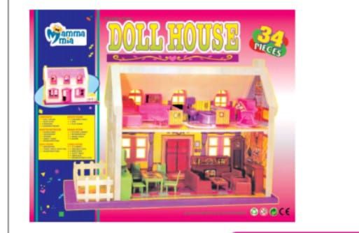 doll house 34 pieces